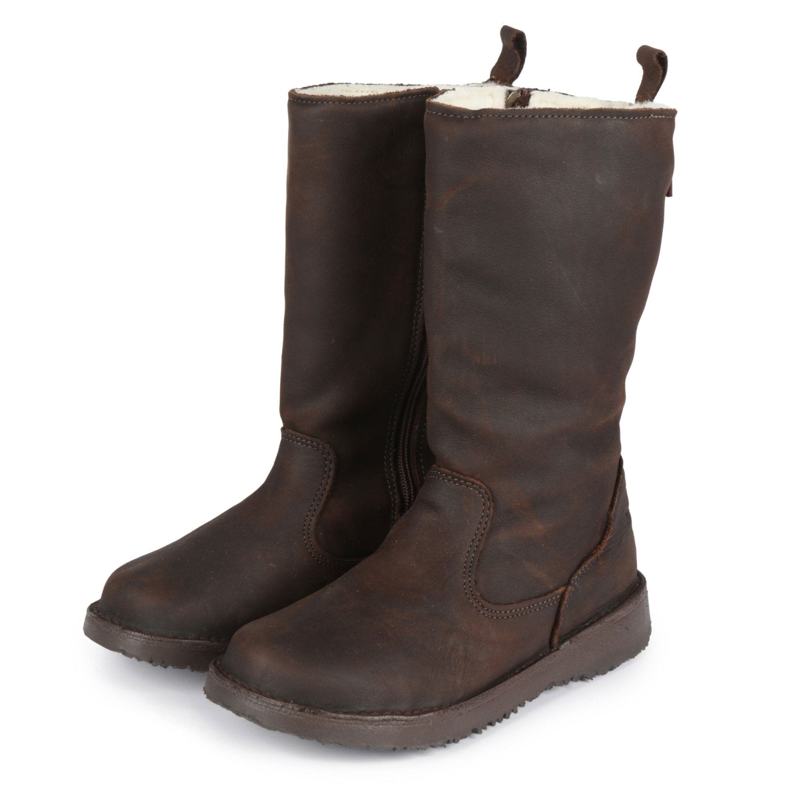 Eskimo 100% wool - lined ladies premium leather boot - Freestyle SA Proudly local leather boots veldskoens vellies leather shoes suede veldskoens