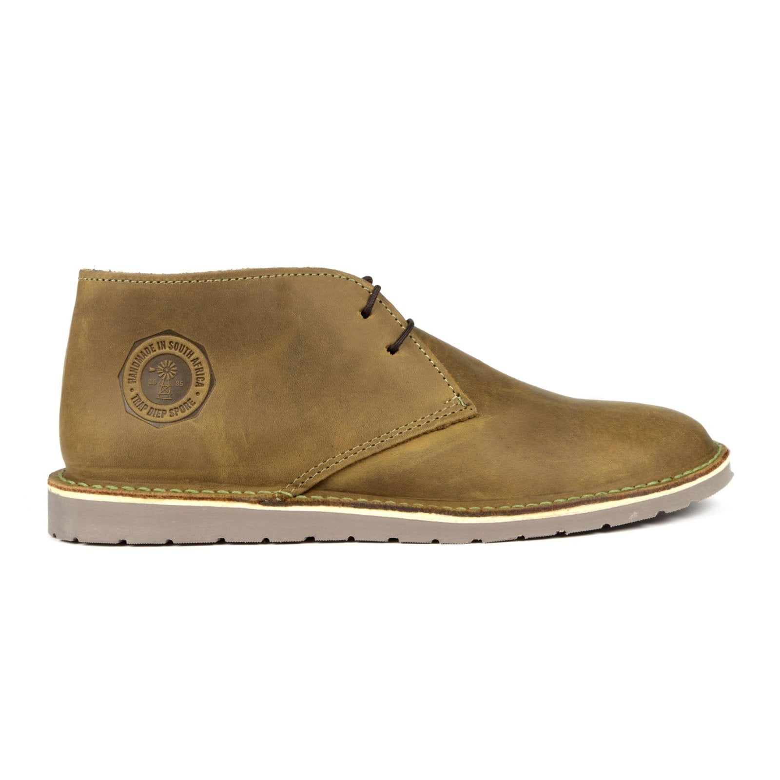 Freestyle Lansdowne Gevaarlike Leather Veldskoen - Olive Green