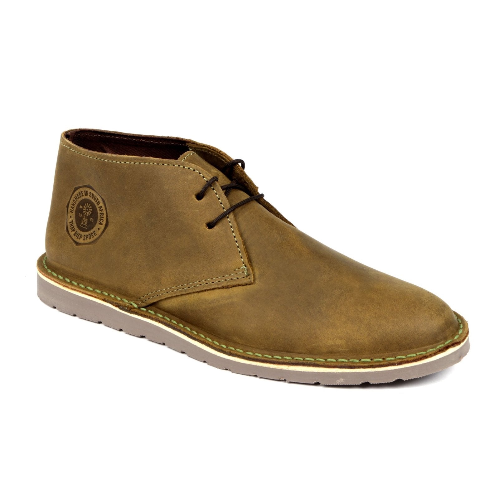 Freestyle Lansdowne Gevaarlike Leather Veldskoen - Olive Green