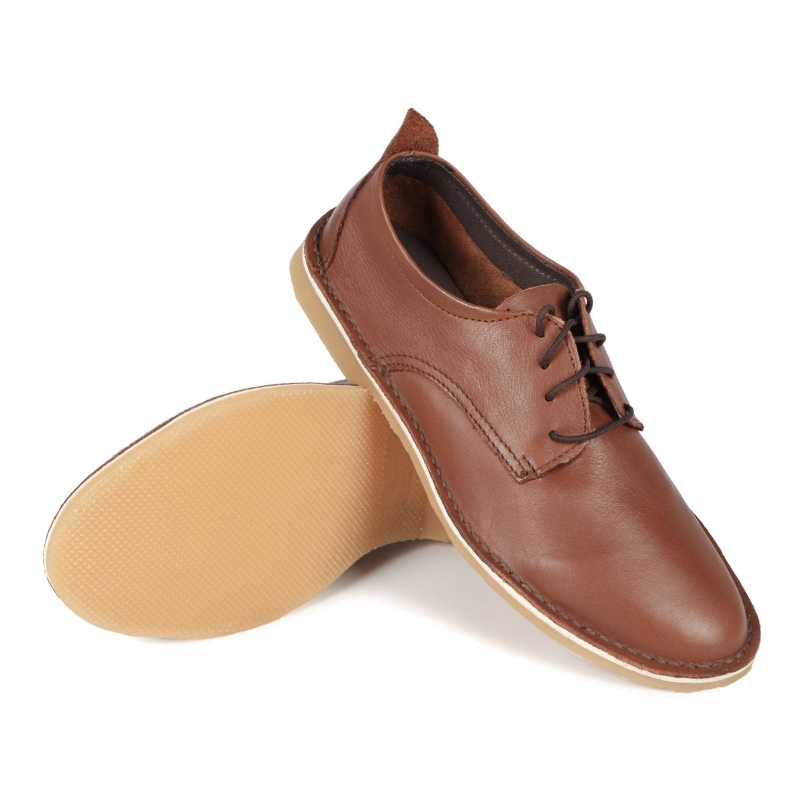 Mariela Fine Leather Ladies Super Comfy Lace Up - Onspan Brown - Freestyle SA Proudly local leather boots veldskoens vellies leather shoes suede veldskoens