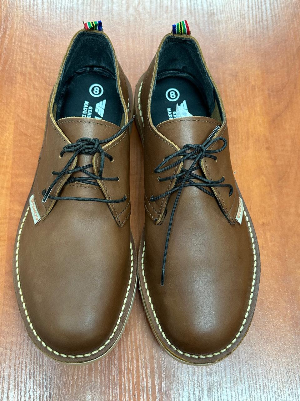 Rambler premium leather men's veldskoen shoe - Freestyle SA Proudly local leather boots veldskoens vellies leather shoes suede veldskoens