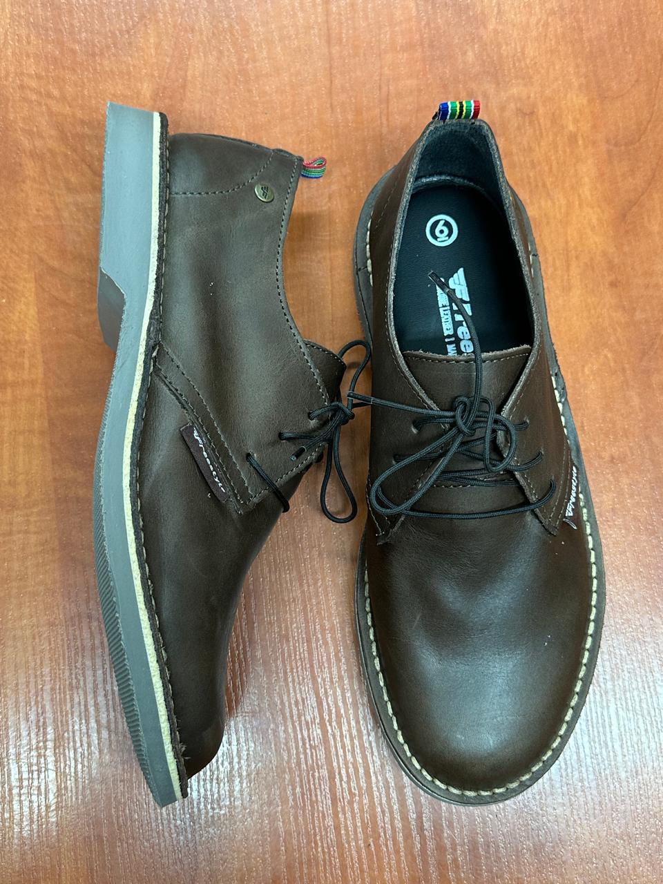 Rambler premium leather men's veldskoen shoe - Freestyle SA Proudly local leather boots veldskoens vellies leather shoes suede veldskoens