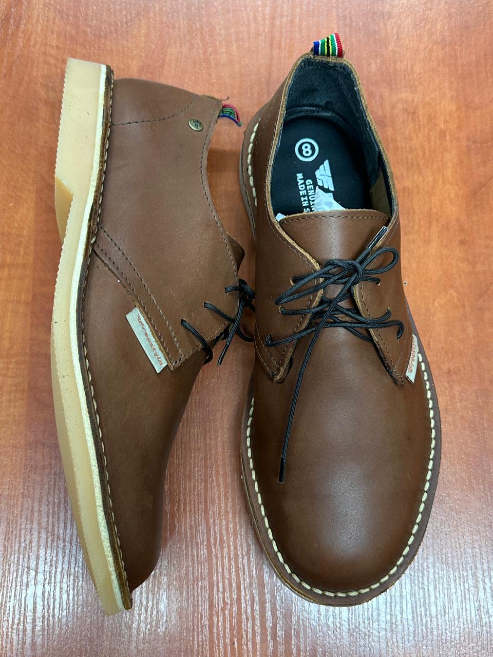 Rambler premium leather men's veldskoen shoe - Freestyle SA Proudly local leather boots veldskoens vellies leather shoes suede veldskoens