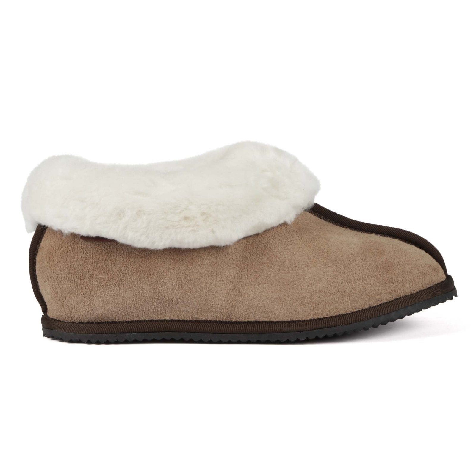 Sneeubok Men's Premium Suede Woolen Slippers - Suede Khaki - Freestyle SA Proudly local Apparel & Accessories leather boots veldskoens vellies leather shoes suede veldskoens