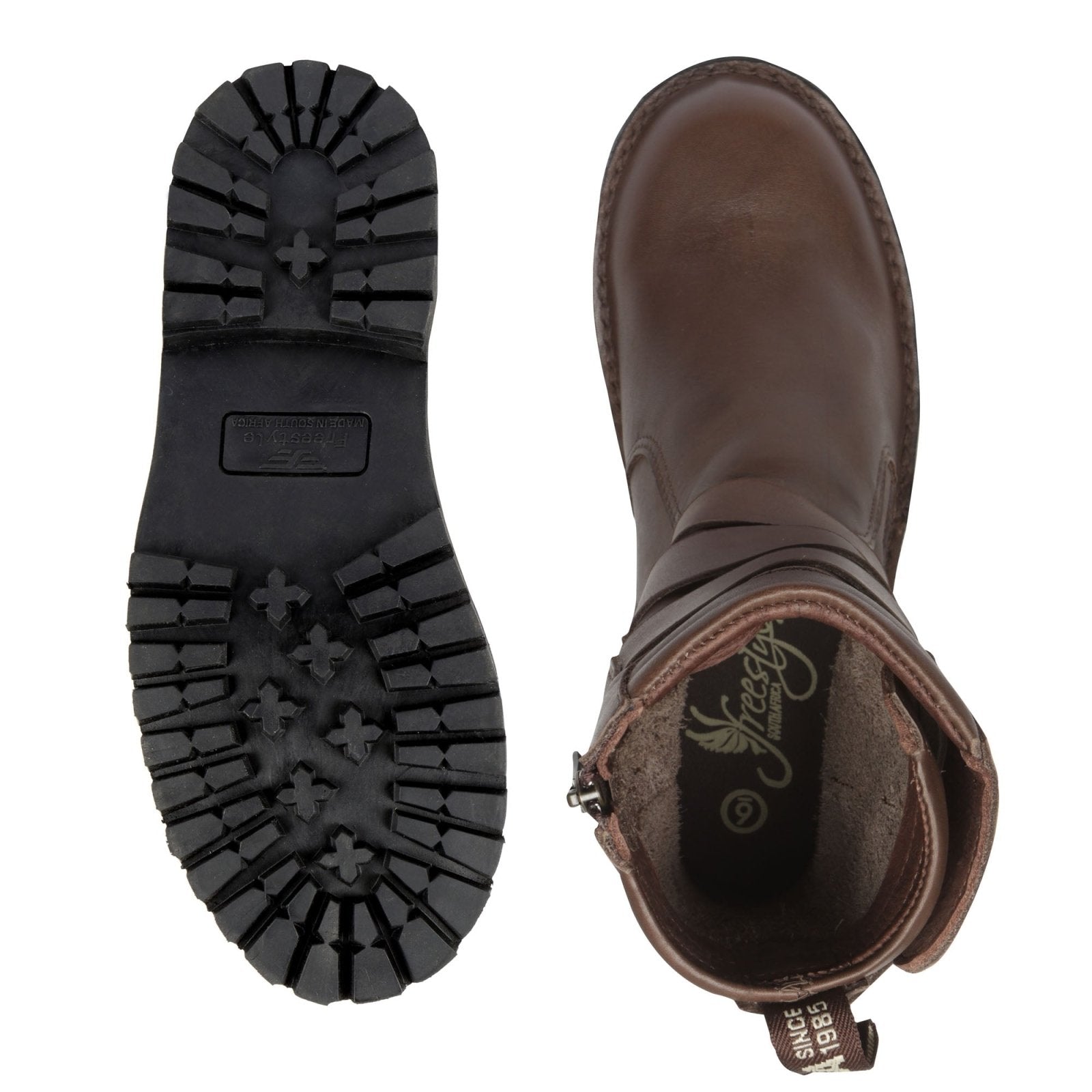 Stormrider Ladies Premium Leather Boot - Freestyle SA Proudly local leather boots veldskoens vellies leather shoes suede veldskoens