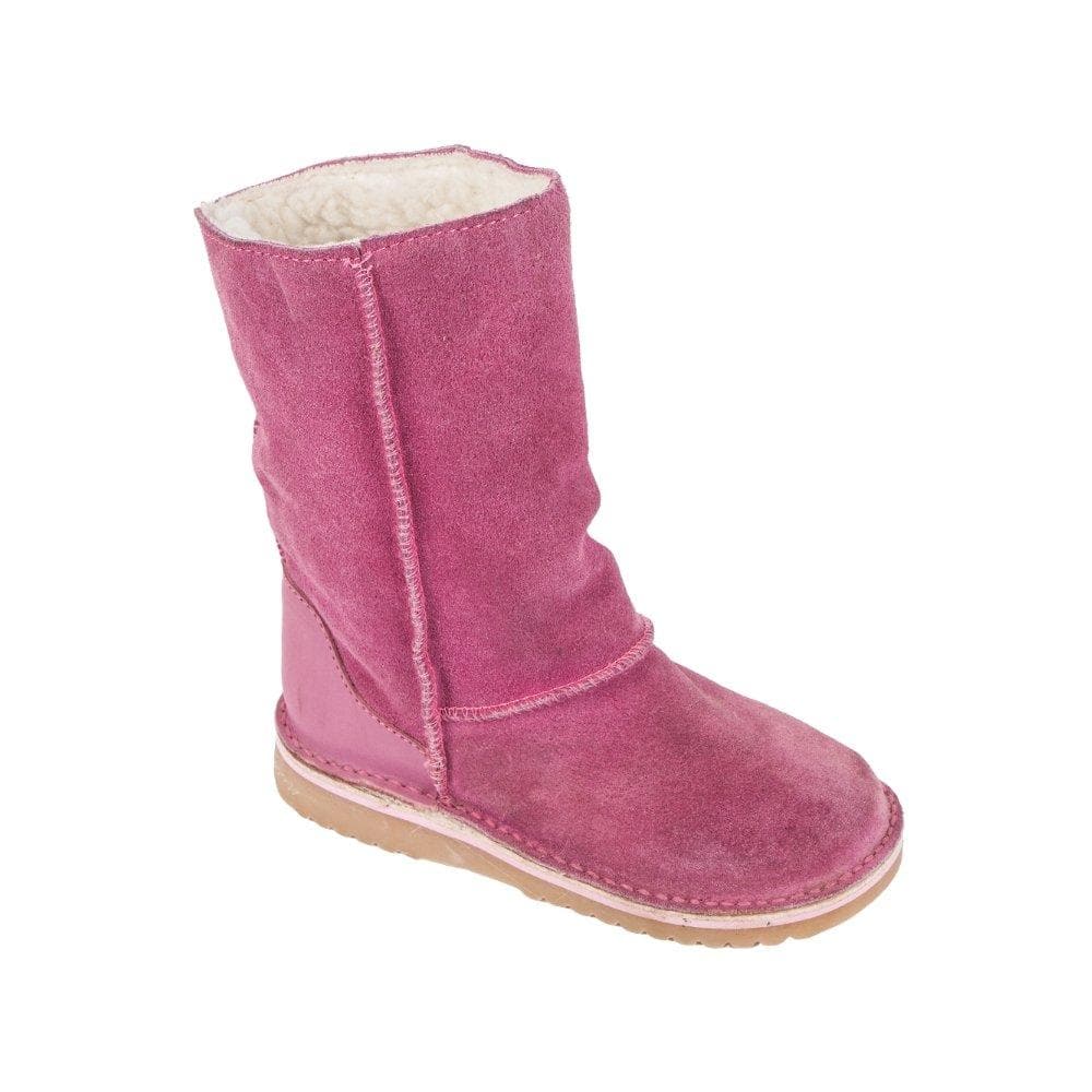 Candice Premium Suede Kids 100 wool lined boot