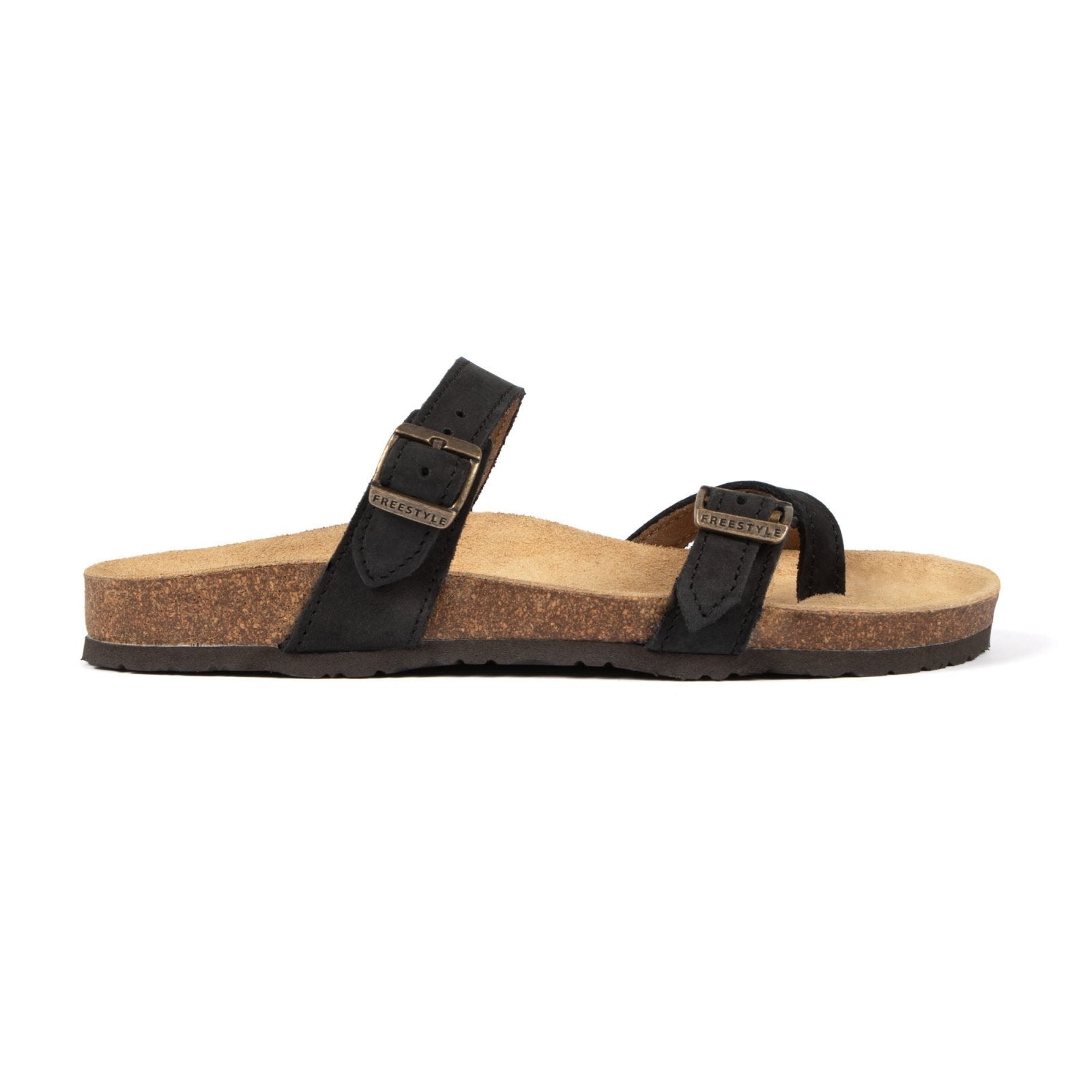 Leather cork online sandals