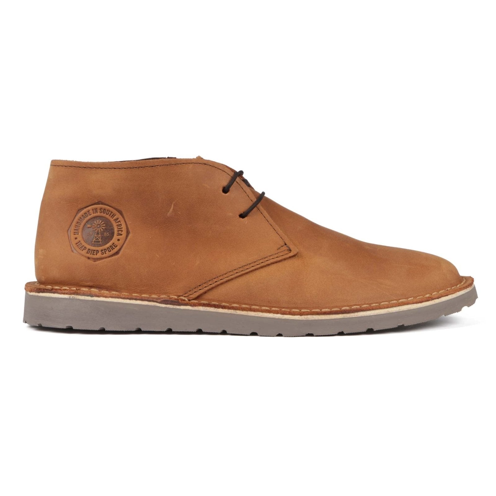 Freestyle Lansdowne Gevaarlike Leather Veldskoen - Crazyhorse Mocca - Freestyle SA Proudly local vellies leather boots veldskoens vellies leather shoes suede veldskoens