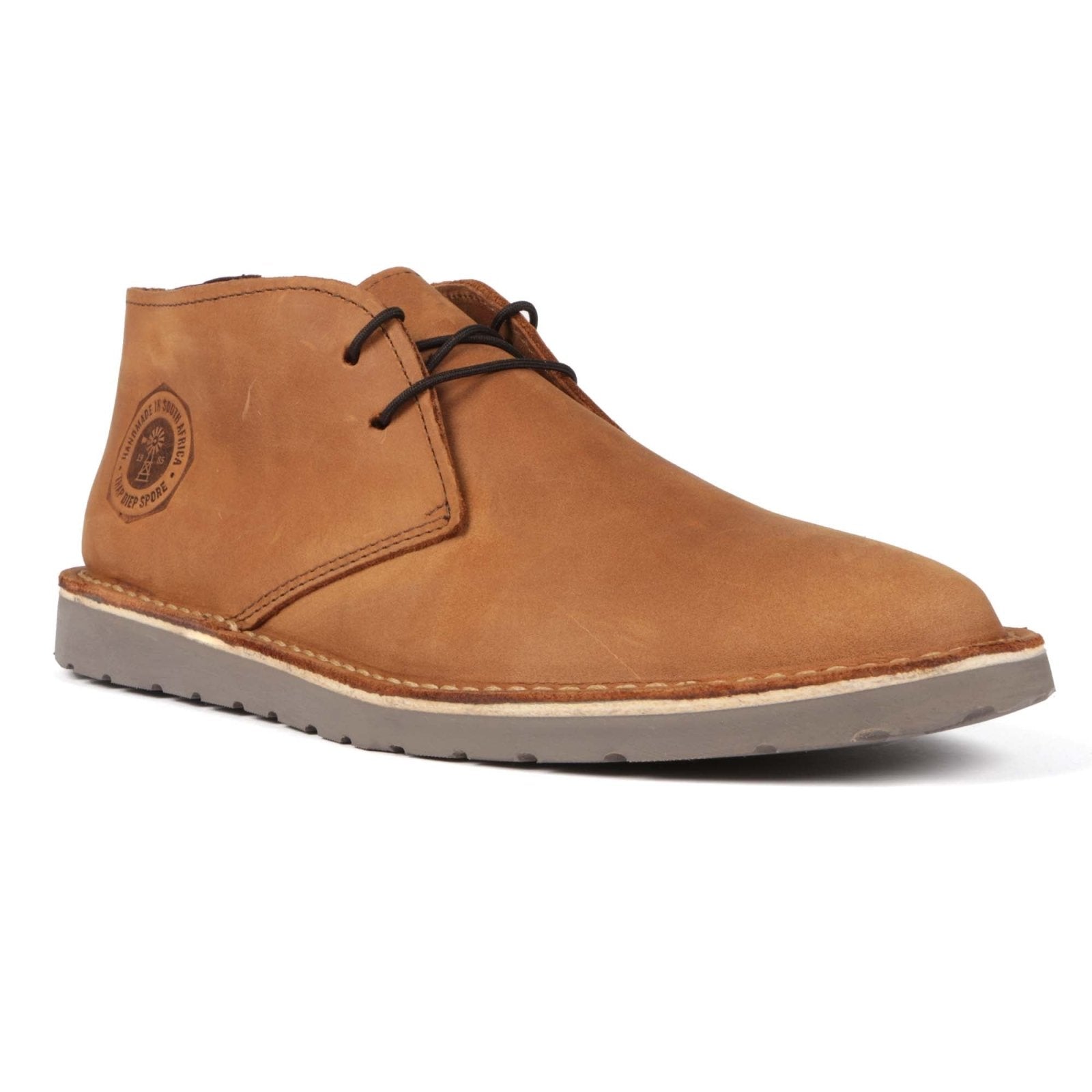 Freestyle Lansdowne Gevaarlike Leather Veldskoen - Crazyhorse Mocca - Freestyle SA Proudly local vellies leather boots veldskoens vellies leather shoes suede veldskoens