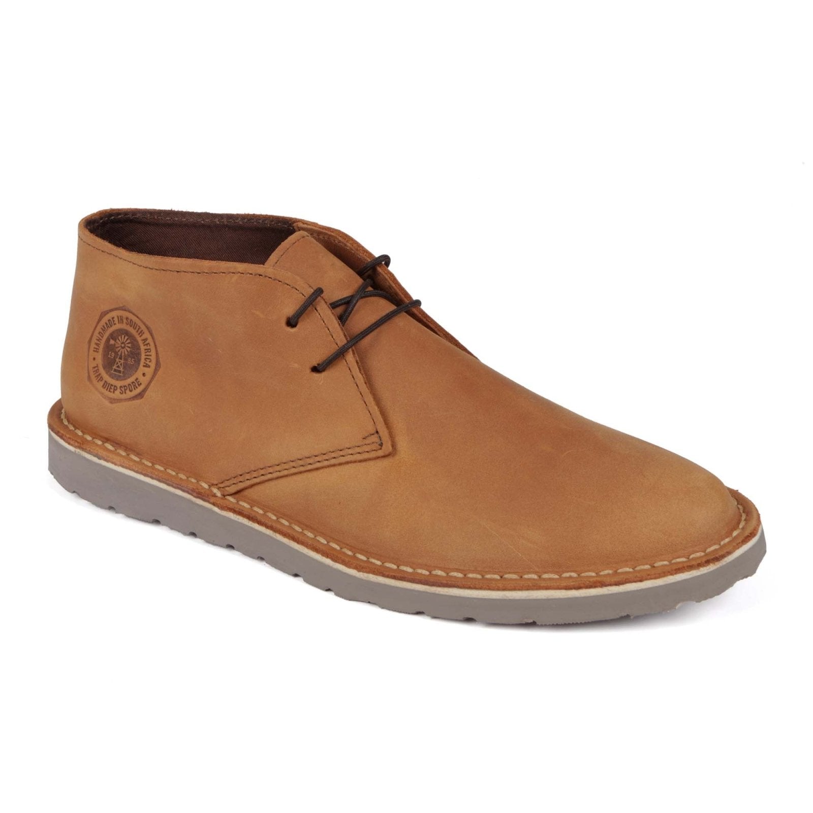 Freestyle Lansdowne Gevaarlike Leather Veldskoen - Crazyhorse Mocca - Freestyle SA Proudly local vellies leather boots veldskoens vellies leather shoes suede veldskoens