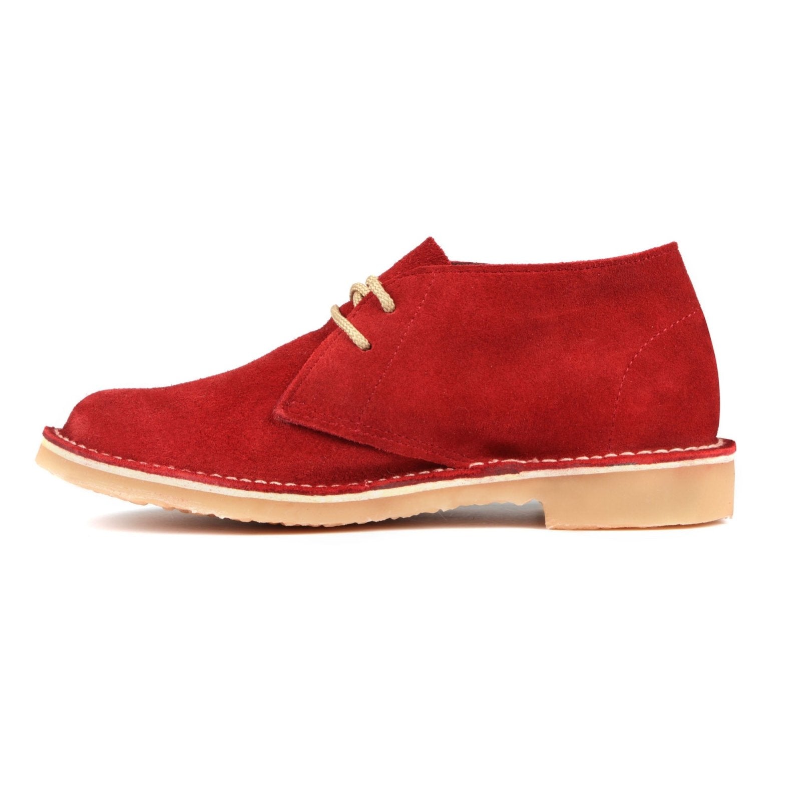 Hunter Vellie Unisex Premium Suede - Bright Red - Freestyle SA Proudly local vellies leather boots veldskoens vellies leather shoes suede veldskoens