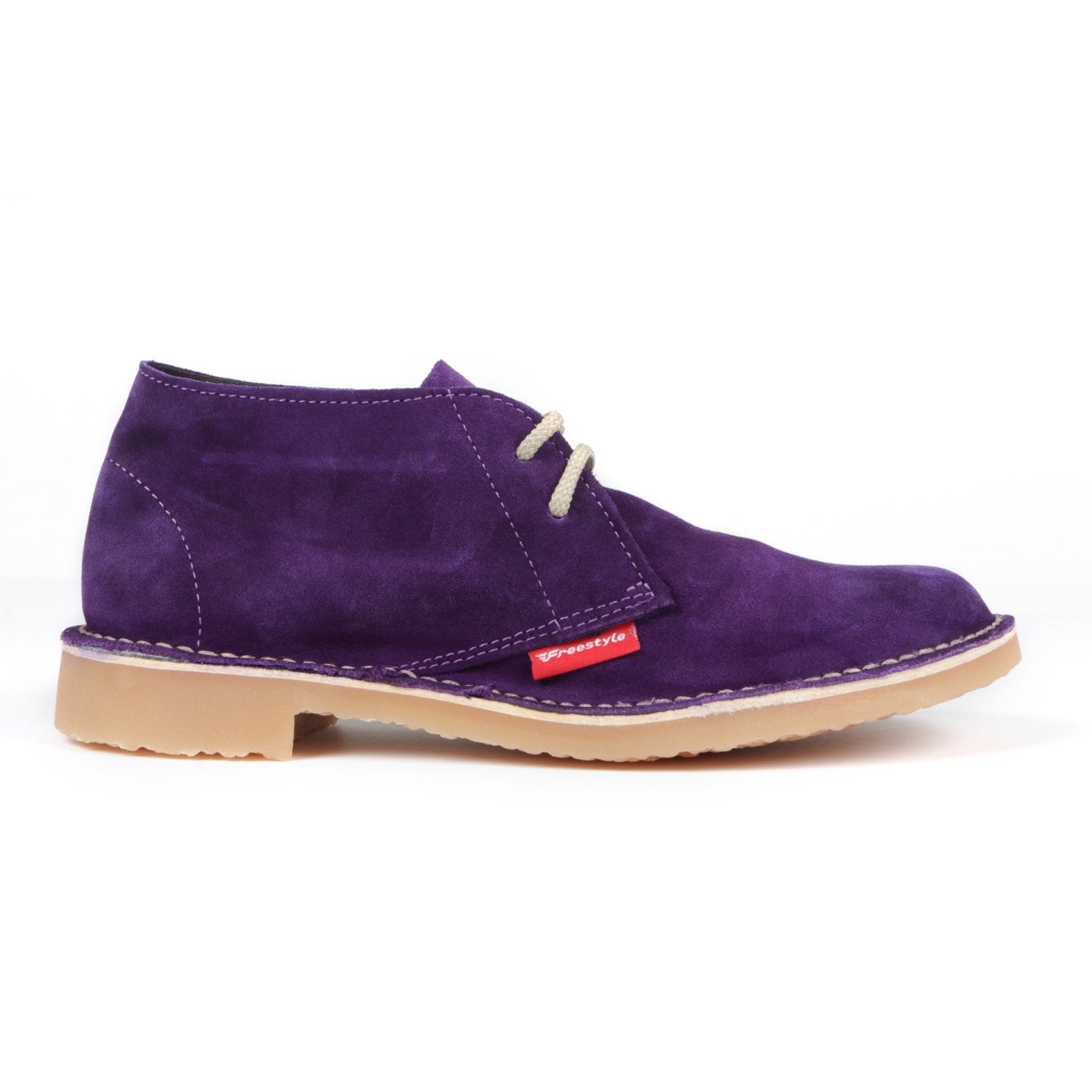 Hunter Vellie Unisex Premium Suede Veldskoen - Bright Purple - Freestyle SA Proudly local leather boots veldskoens vellies leather shoes suede veldskoens