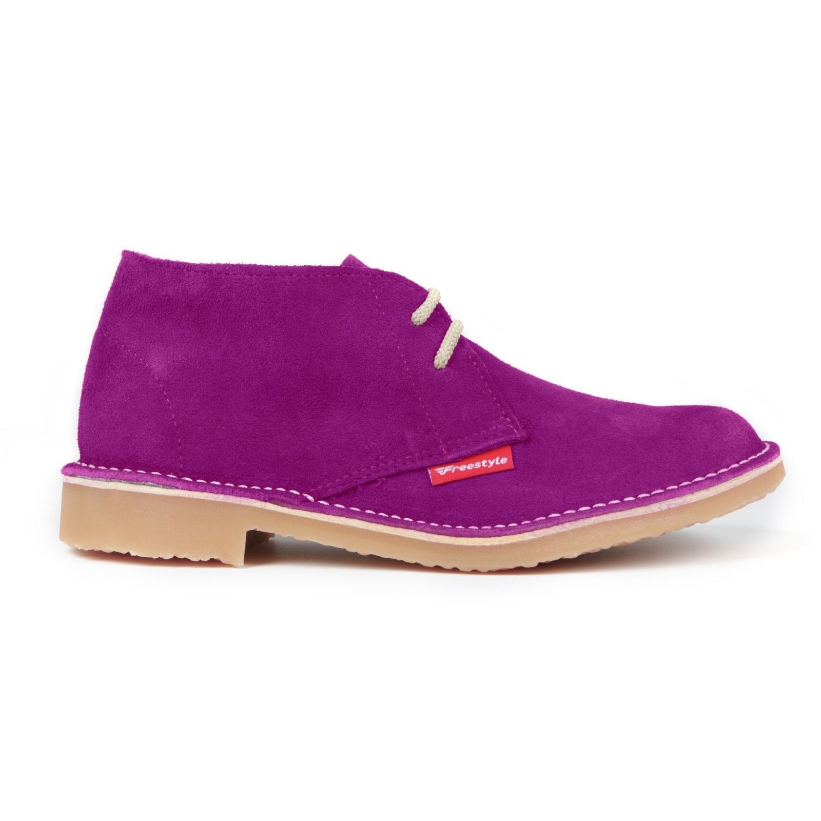 Hunter Vellie Unisex Premium Suede Veldskoen - Fuschia - Freestyle SA Proudly local leather boots veldskoens vellies leather shoes suede veldskoens