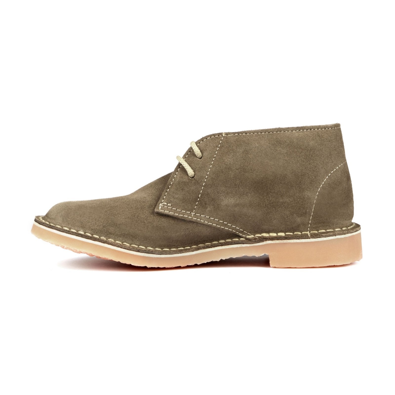 Hunter Vellie Unisex Premium Suede Veldskoen - Khaki - Freestyle SA Proudly local vellies leather boots veldskoens vellies leather shoes suede veldskoens