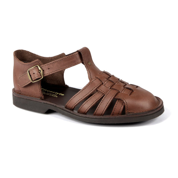 Tan Toe Loop Sandals, Leather South Africa | Equilibrio