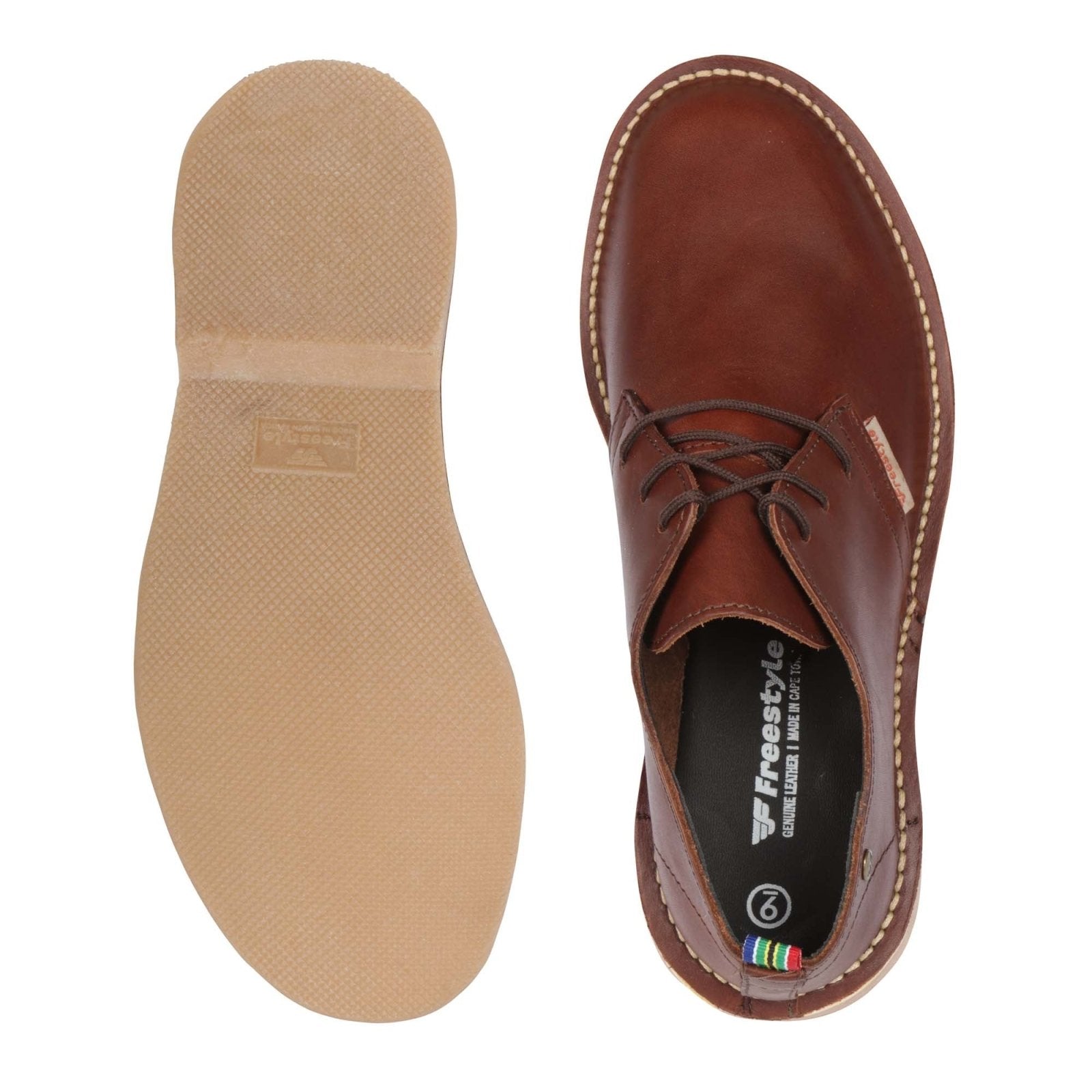 Rambler premium leather men's veldskoen shoe - Freestyle SA Proudly local leather boots veldskoens vellies leather shoes suede veldskoens