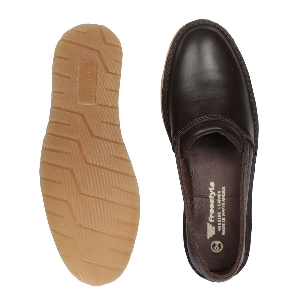 Ronnie Men's Premium Leather Summer Slip-On Shoe