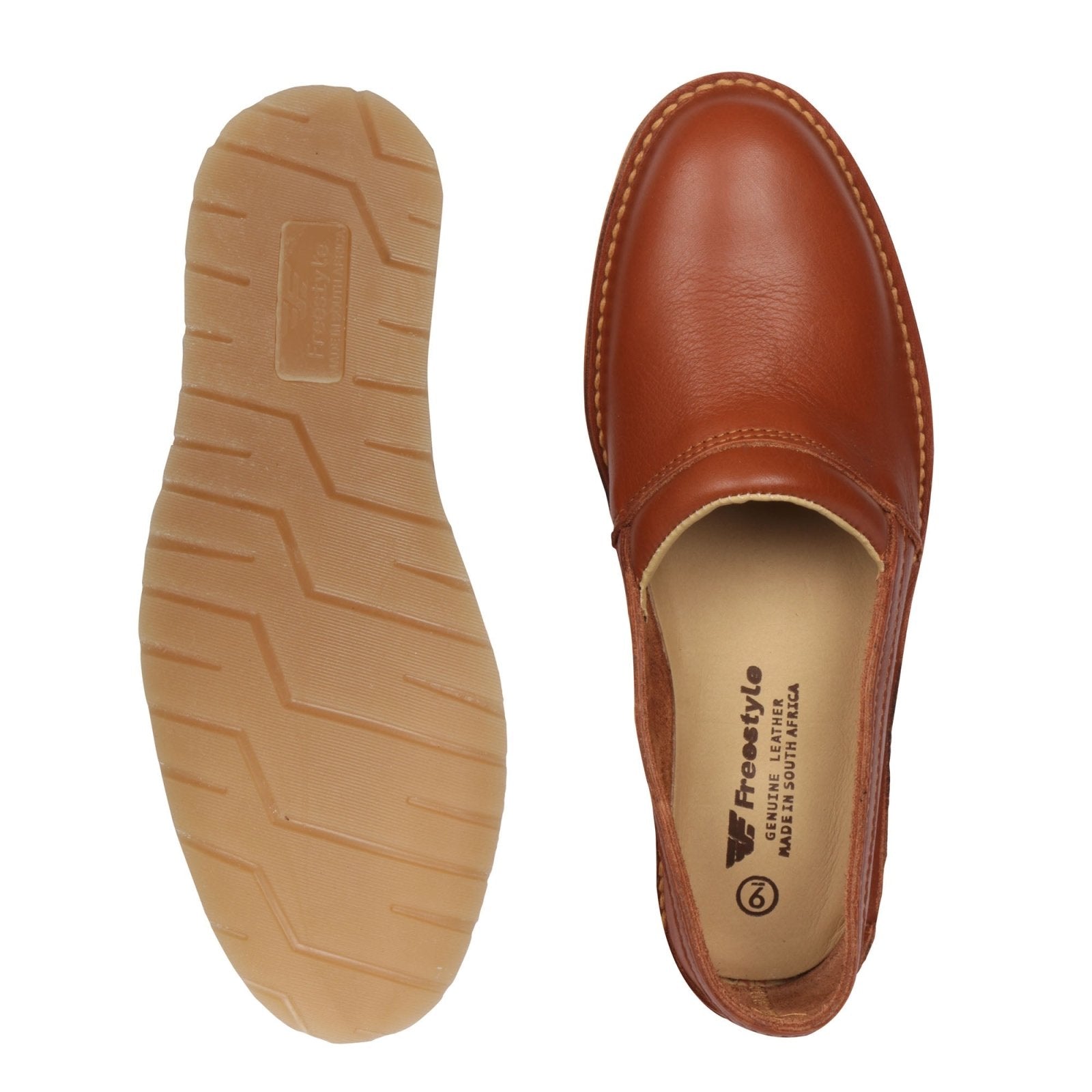 Ronaldo Men's Slip-On Leather Shoe - Freestyle SA Proudly local leather boots veldskoens vellies leather shoes suede veldskoens