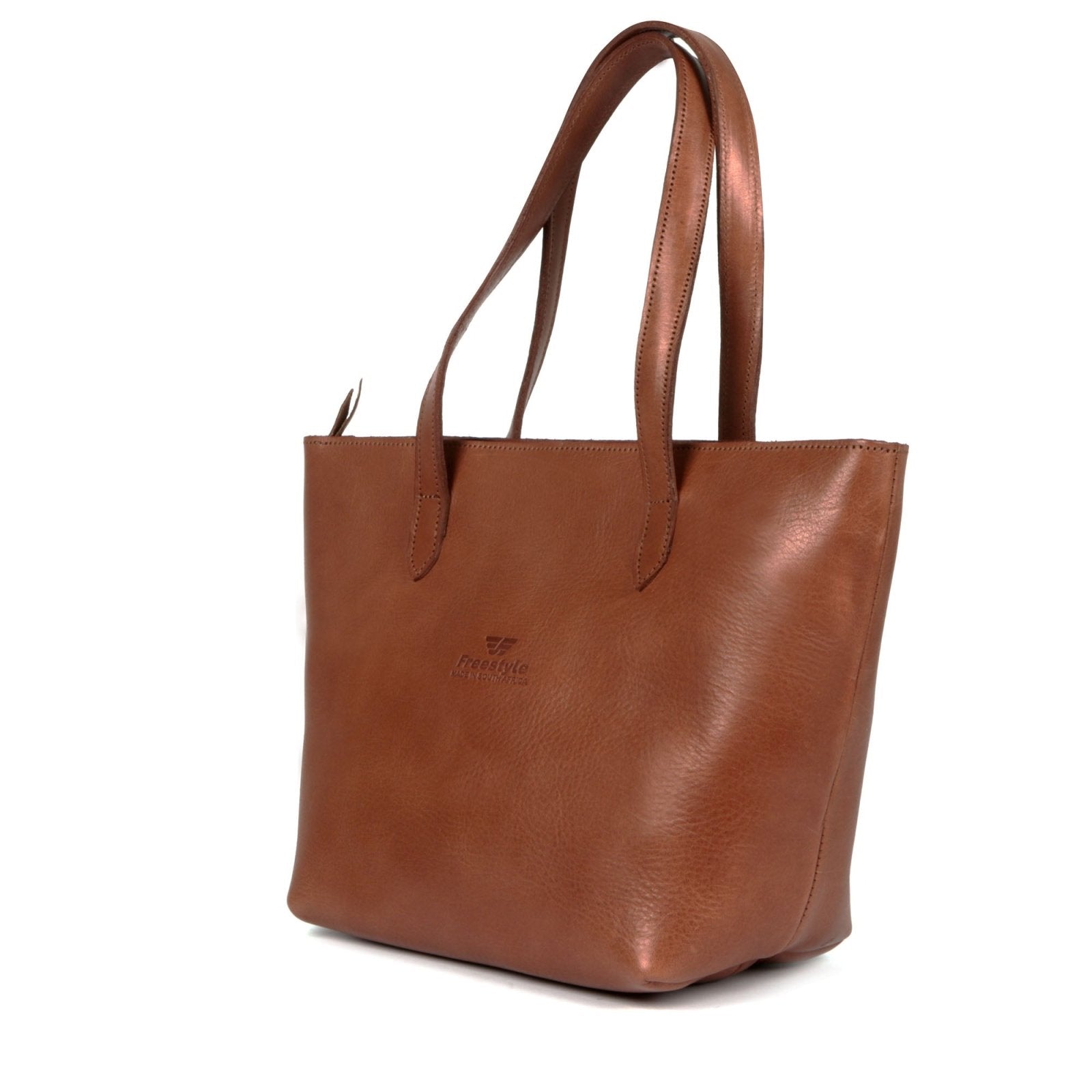 Basic leather tote best sale